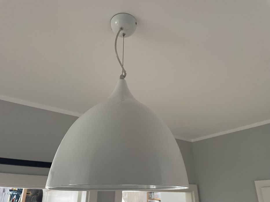 Lampa sufitowa biała 35cm