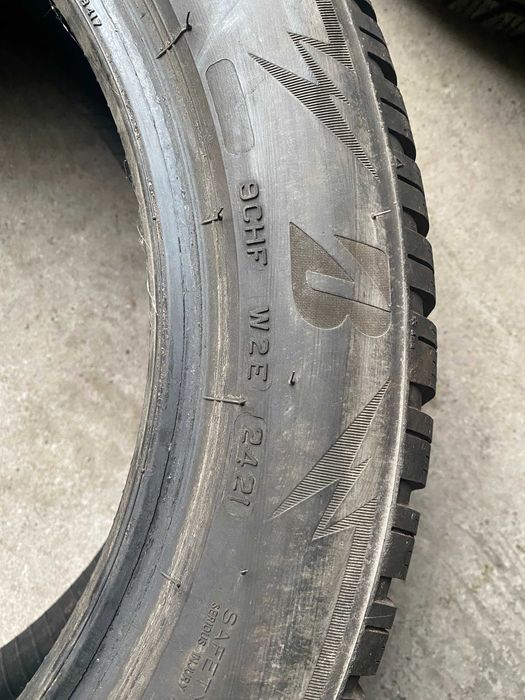 205/55R17 Bridgestone Blizzak LM005 Cztery używane opony zimowe