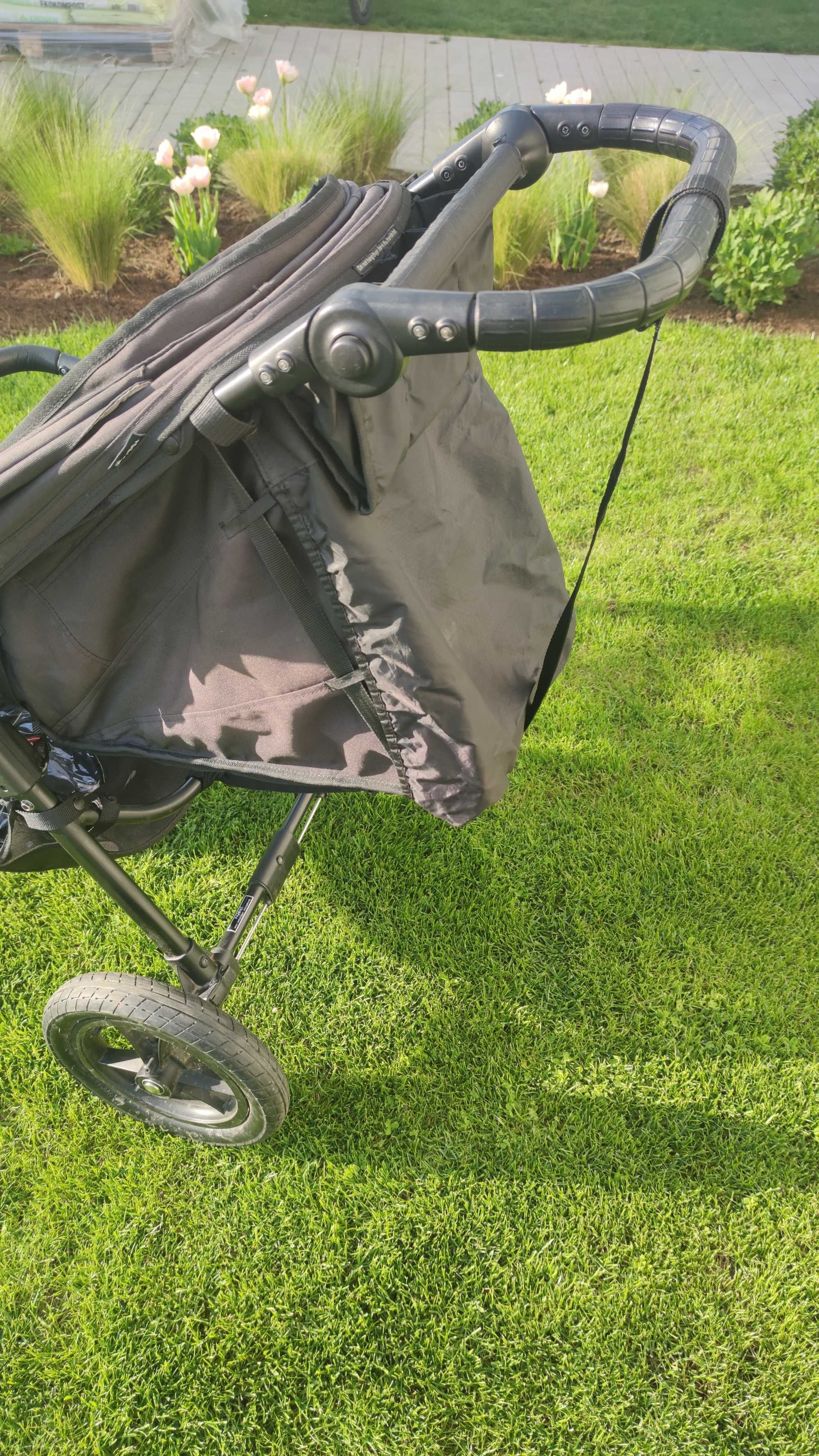 Baby jogger city elite Czarny + folia przeciwdeszczowa