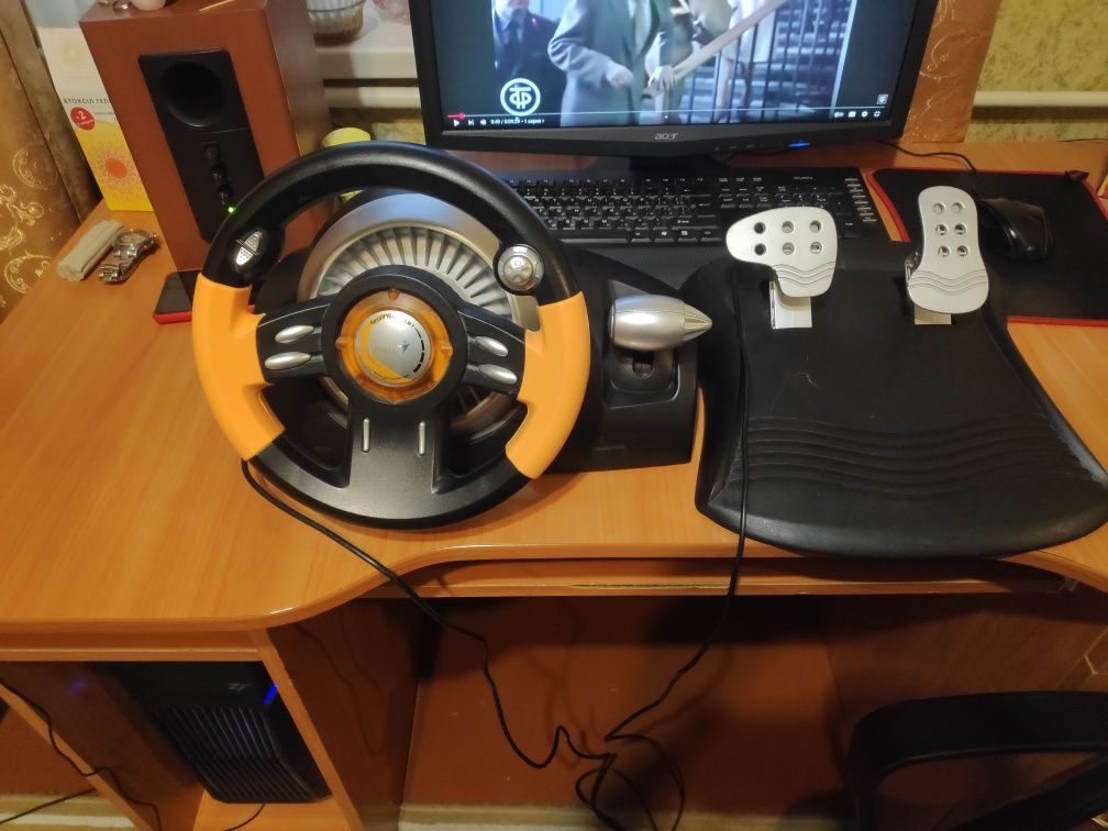 Продам игровой руль Genius Speed Wheel 3 MT