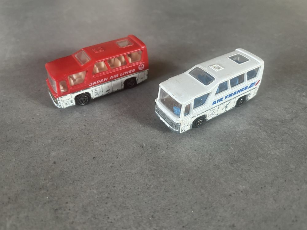 Resoraki Majorette 2X Minibus Japan Air Lines Air France