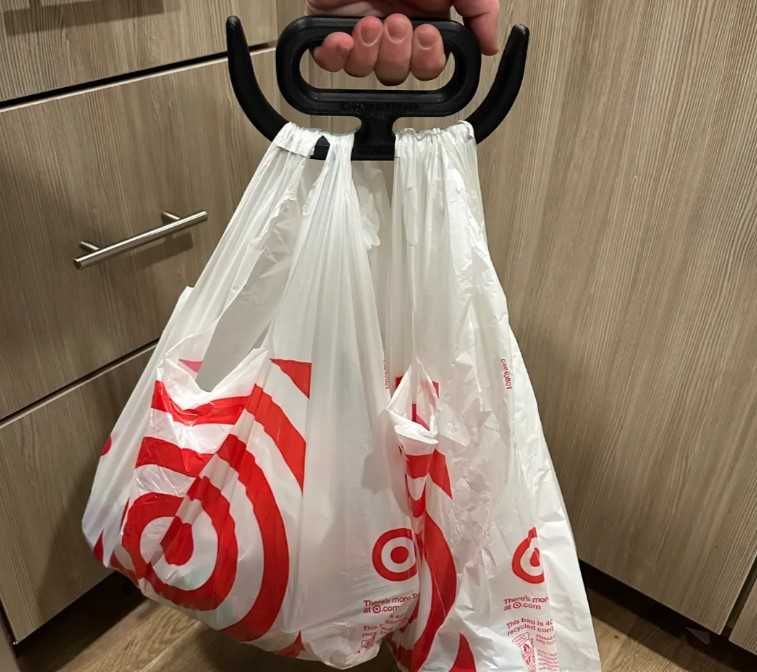 Uchwyt na reklamówki