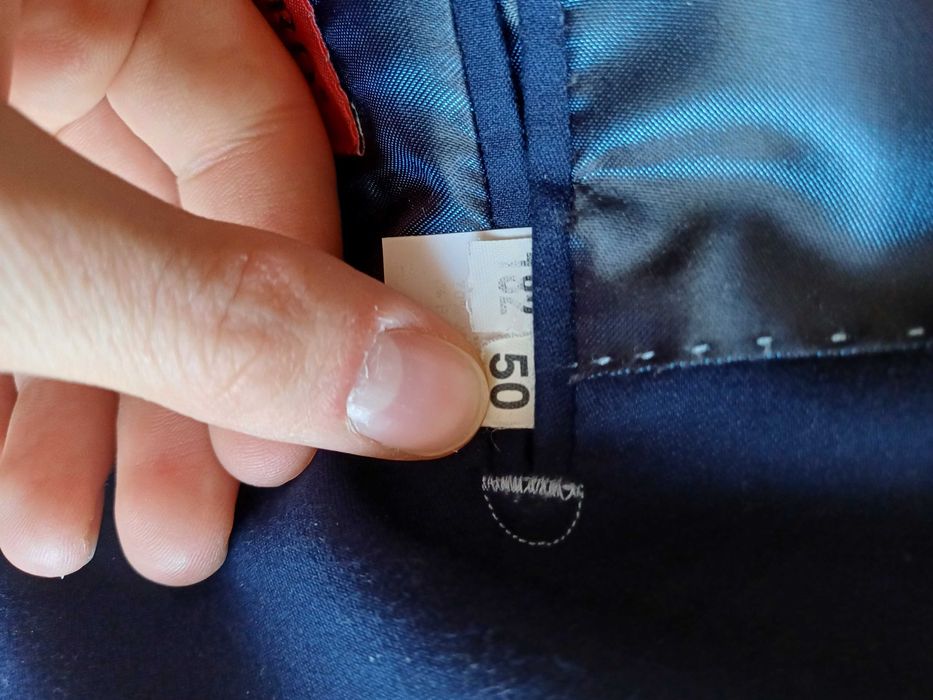 Garnitur męski  niebieski