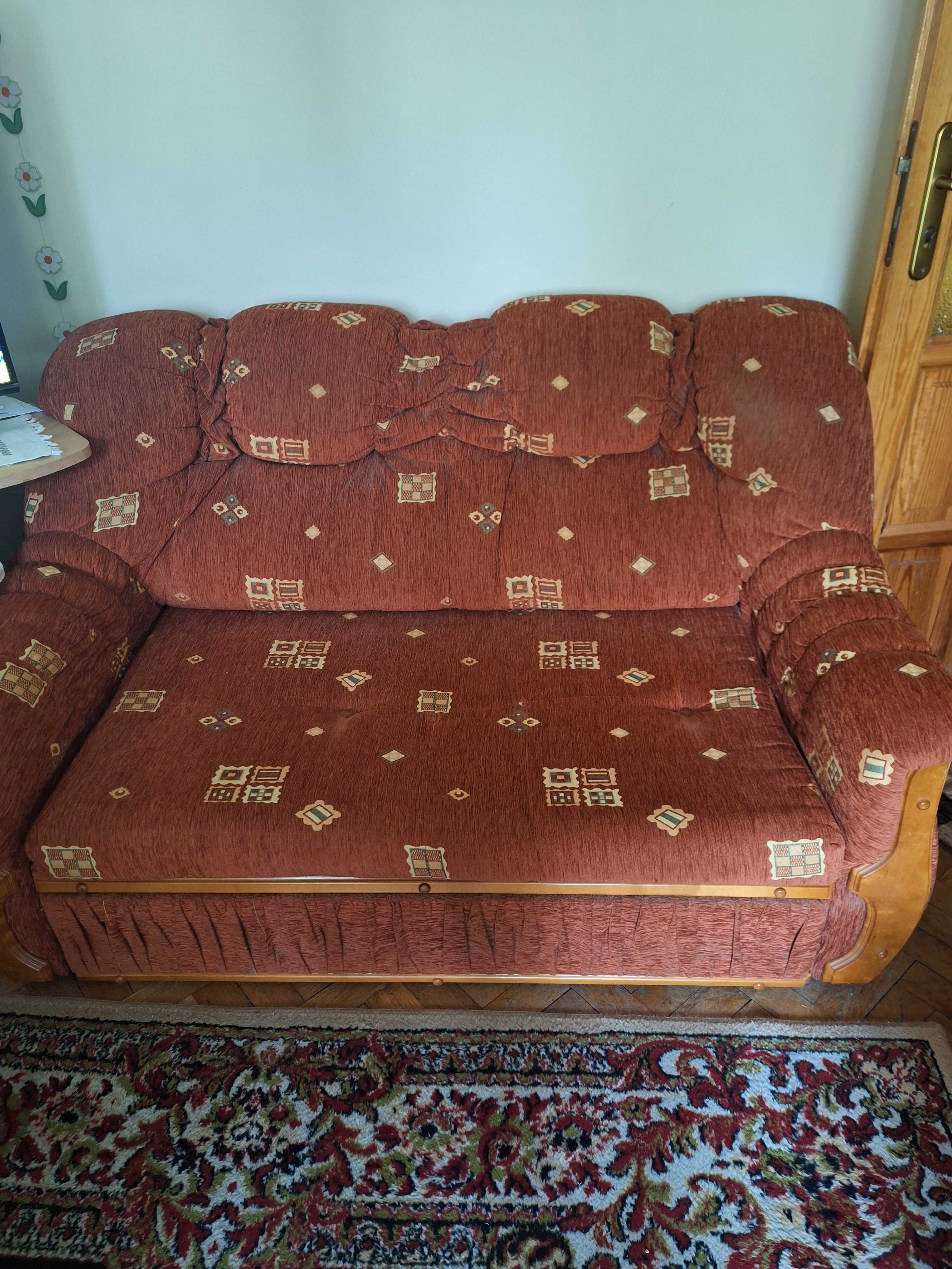 Sofa rozkładana, używana, w bardzo dobrym stanie. Odbiór osobisty.