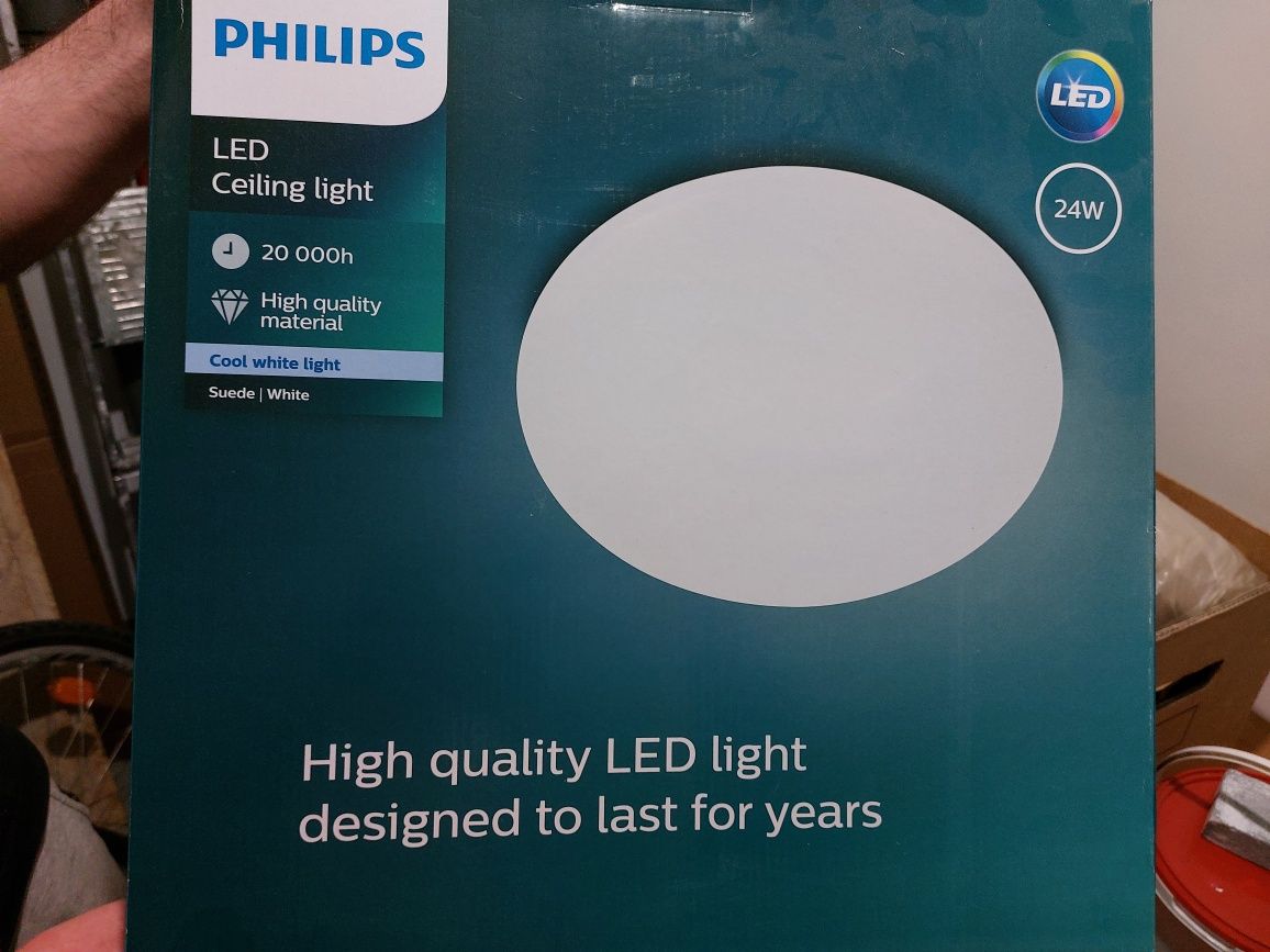 Plafon Philips 38 cm biały LED