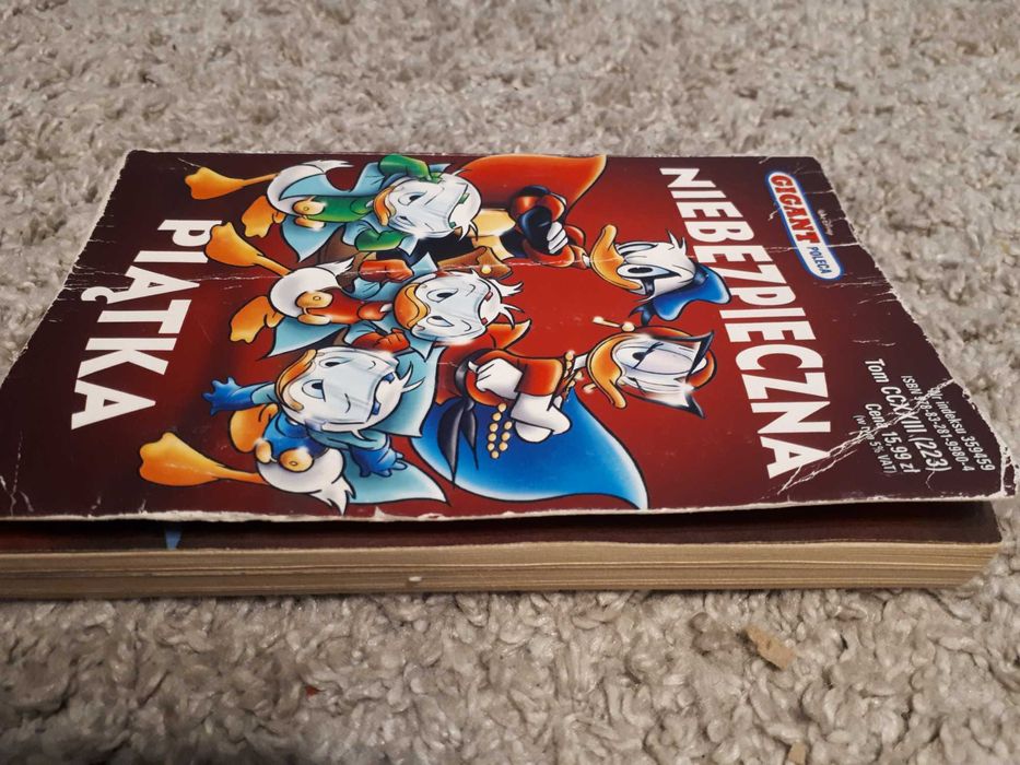 Komiks Kaczor Donald Gigant poleca Niebezpieczna piątka t.223