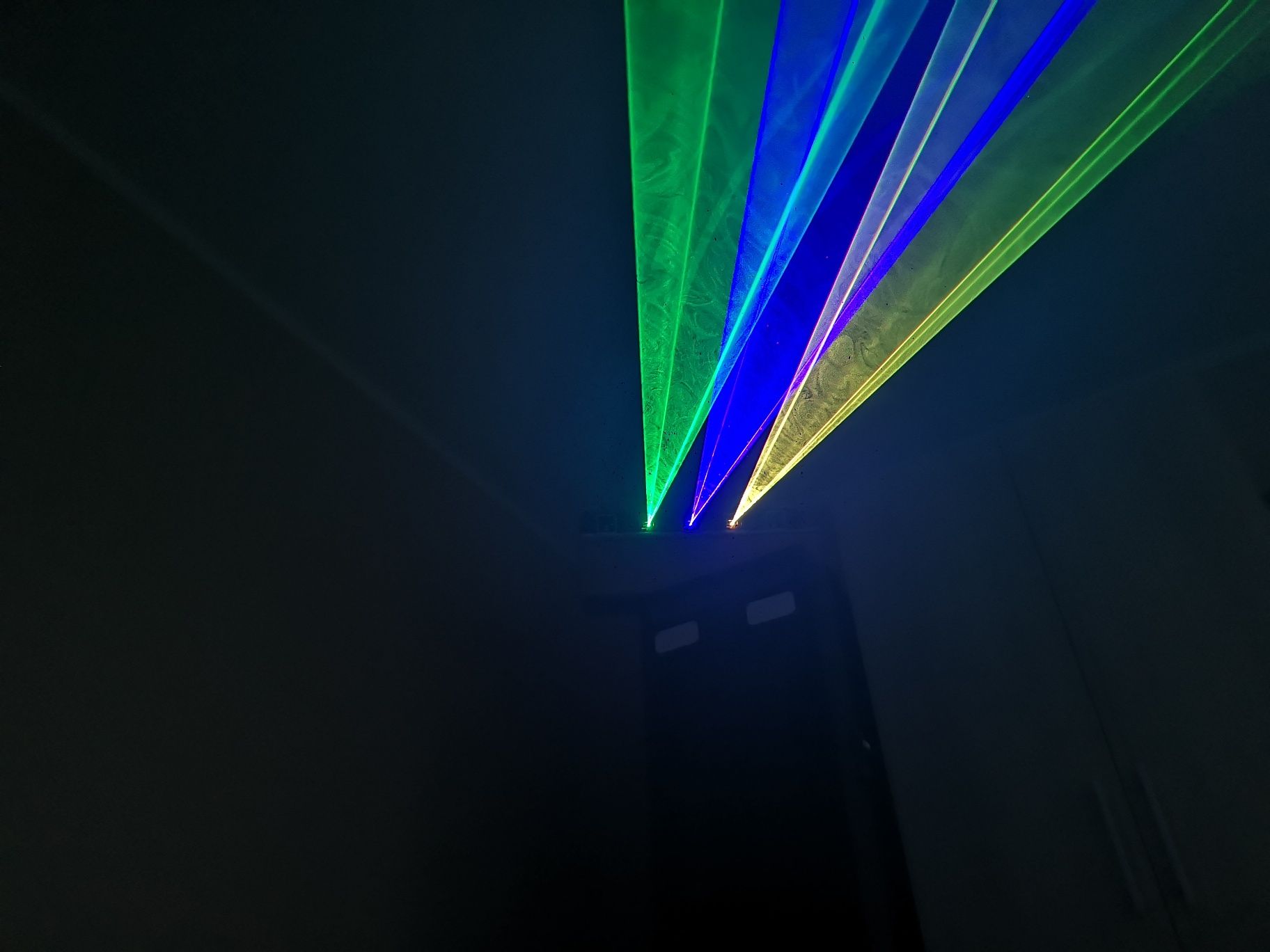 Mocny LASER animacyjny 5 głowic RGBYG Nowy DJ dyskoteka wesele
