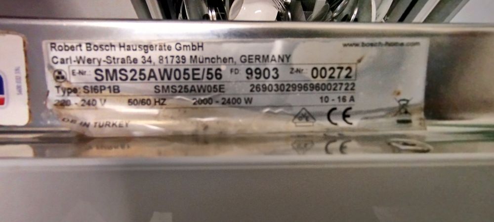 Máquina lavar loiça Bosch Serie 2 SilentPlus