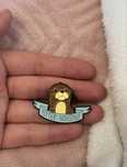 Metalowa przypinka / pin wydra otter nonsense
