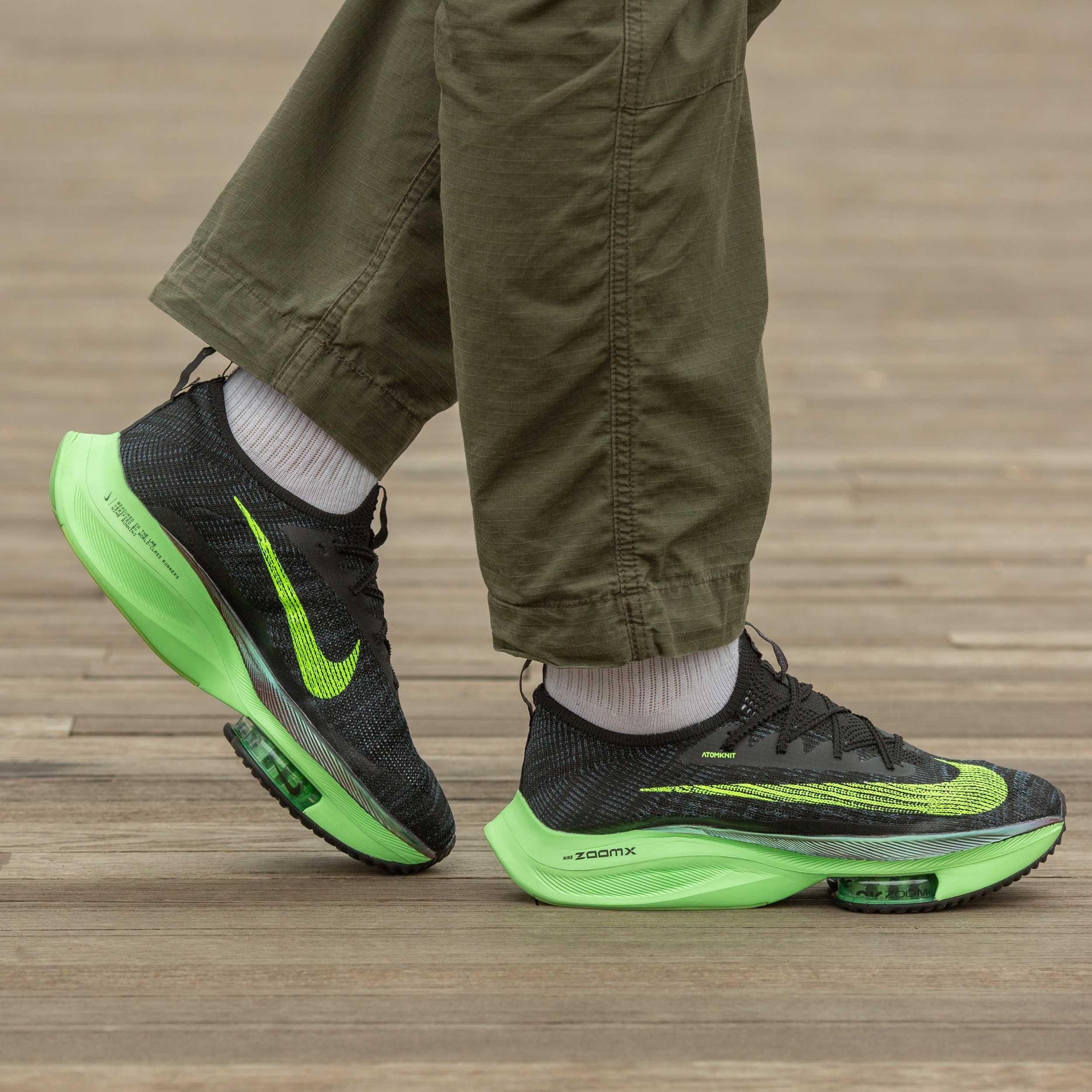 Мужские кроссовки Nike Air Zoom Alphafly Next% Black Electric 40-45