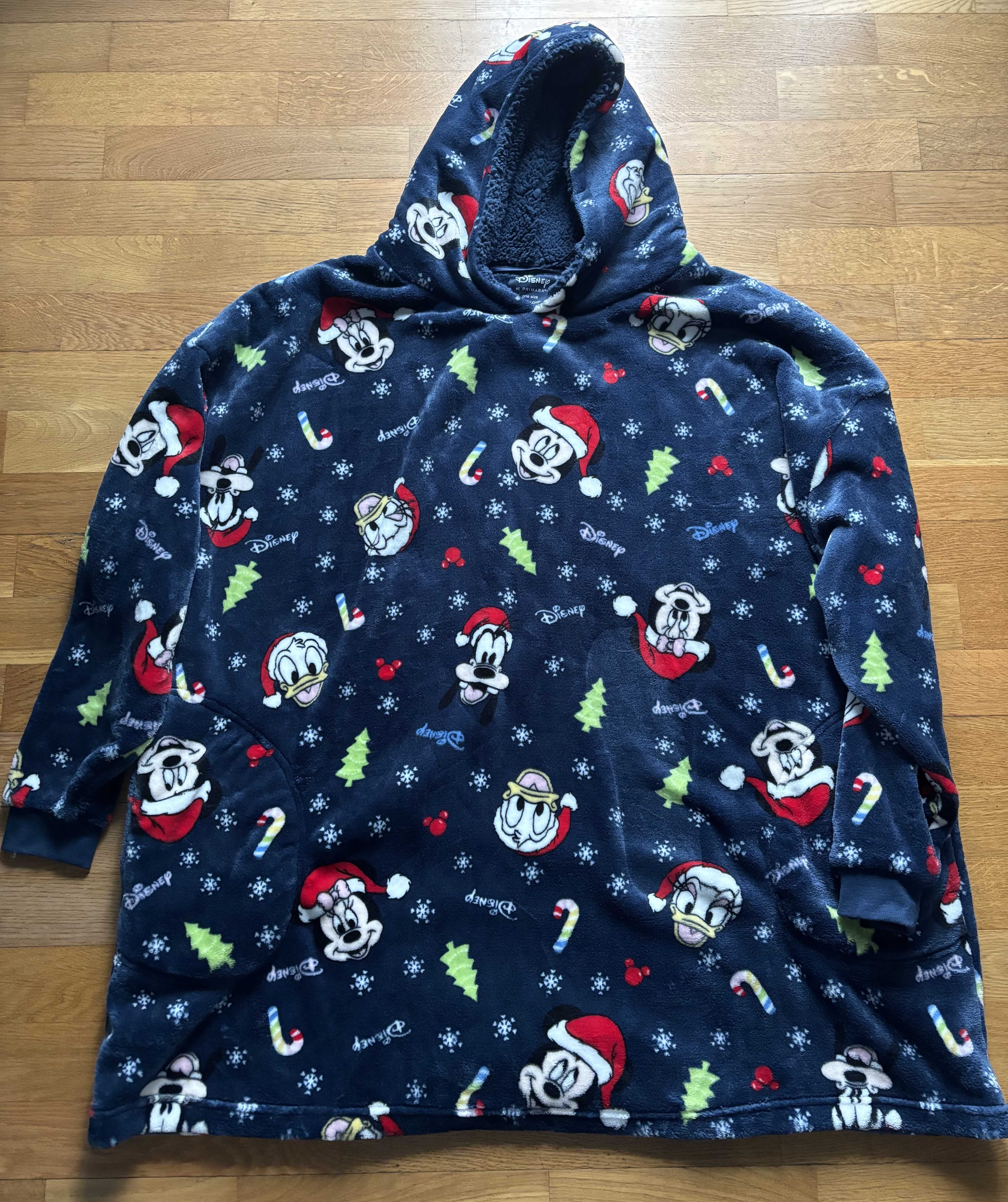 Bluza koc z kapturem ciepła Disney Primark