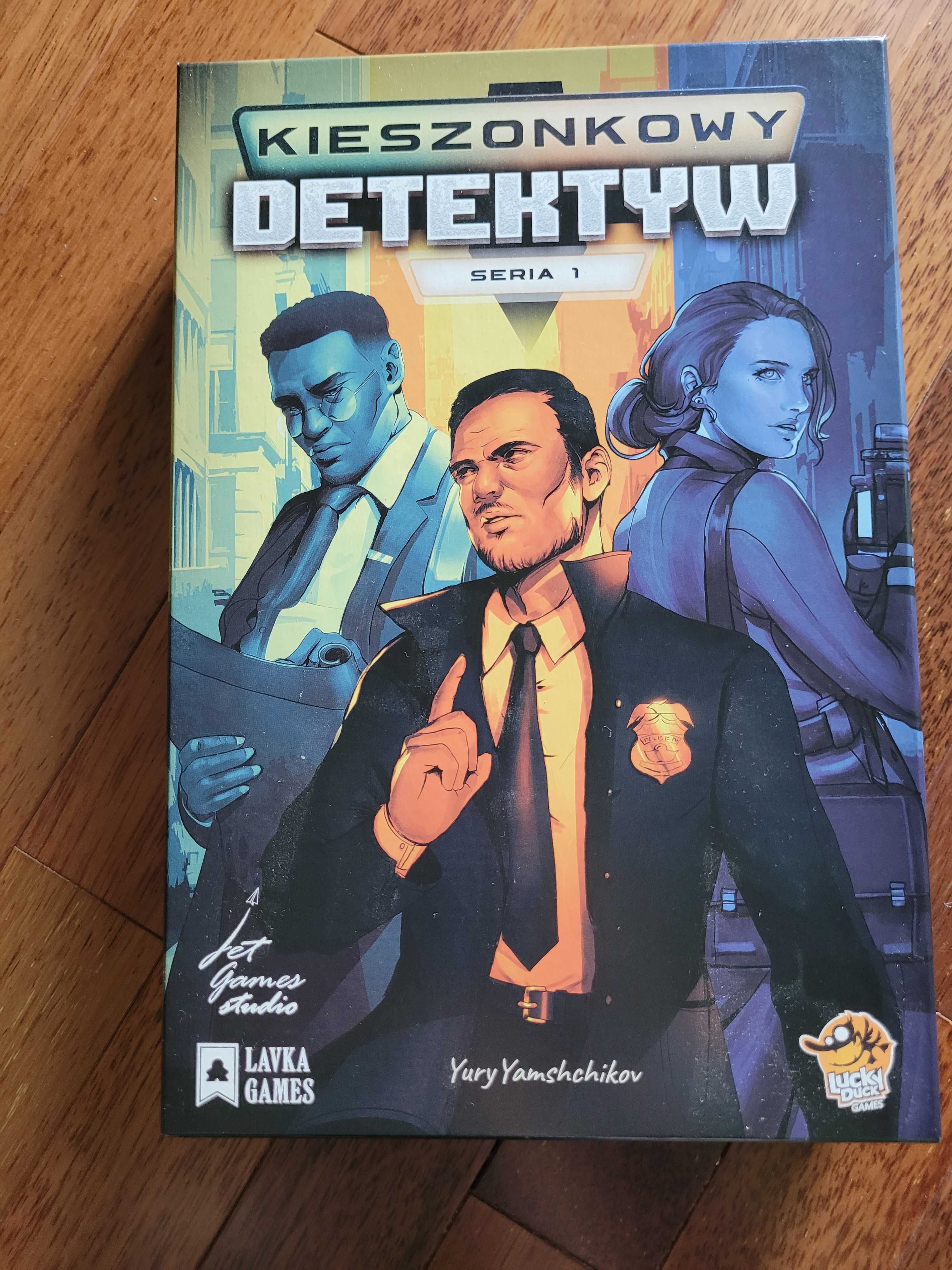 Kieszonkowy detektyw, gra planszowa, Lucky Duck Games