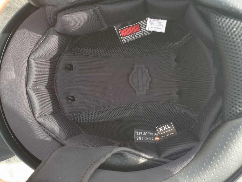 wys 18.10 Harley Davidson Pilot 2w1  XXL kask motocyklowy z blendą.