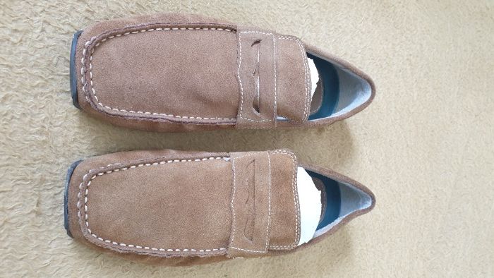 Buty eleganckie skórzane mokasyny r. 42 Memphis One