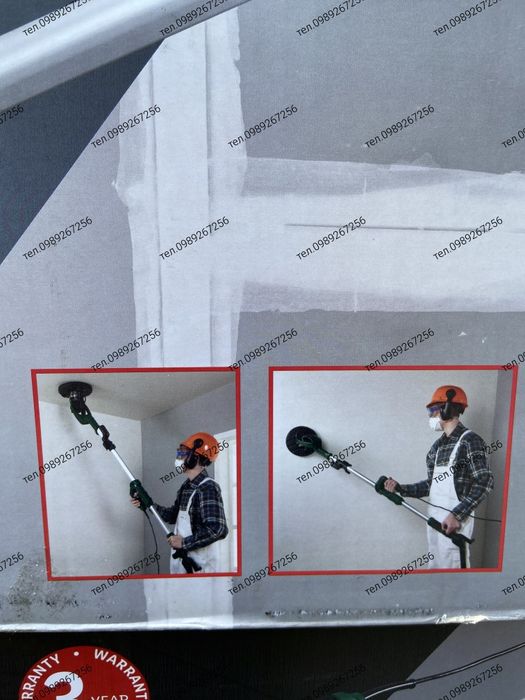 Шліфувальна машина для стін і стелі, жирафа, Parkside Німеччина