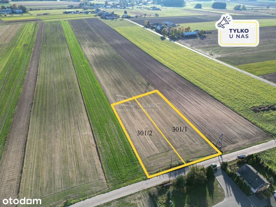 Działka pod zabudowę 2881m2, Mysłów