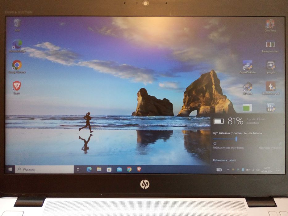 Laptop HP ultrabook Intel Core i5/i7 SSD 8GB bateria ok. 3 godziny Win