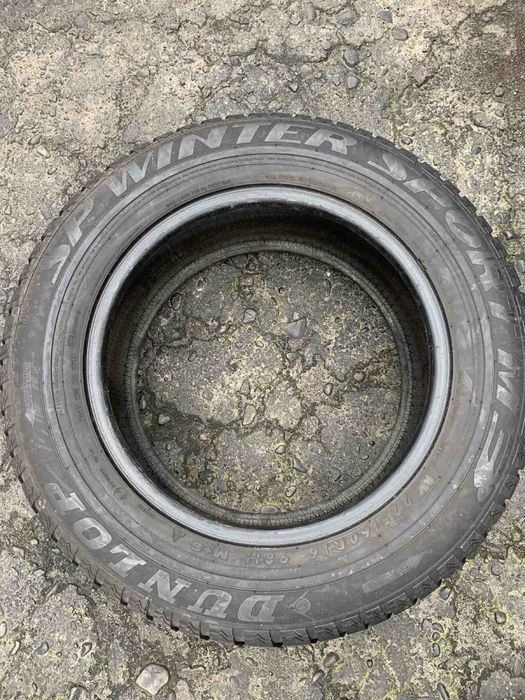 Шини 225/60 R16 пара Dunlop  зима 6,9мм
