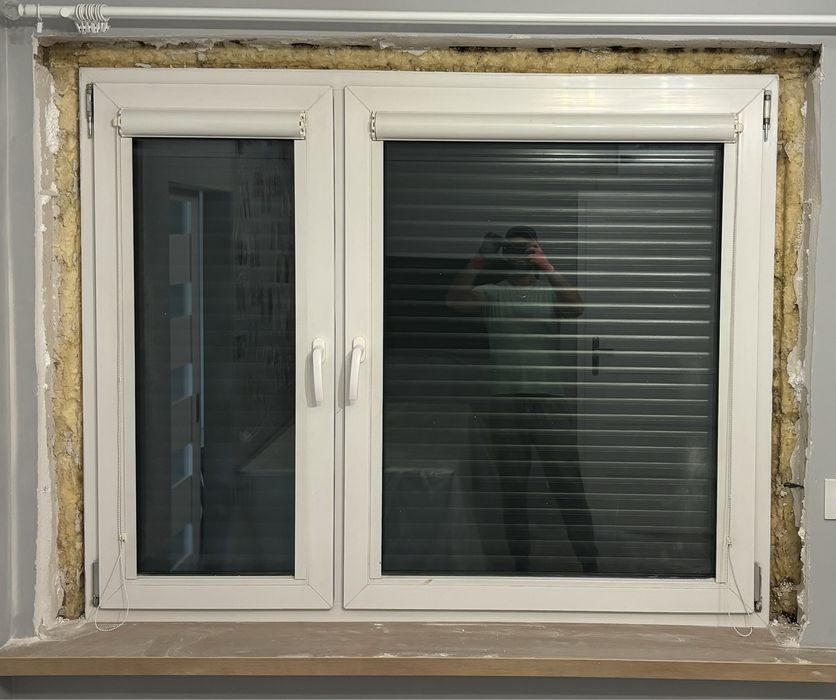 Okno okna pcv plastikowe dwuszybowe 160x130