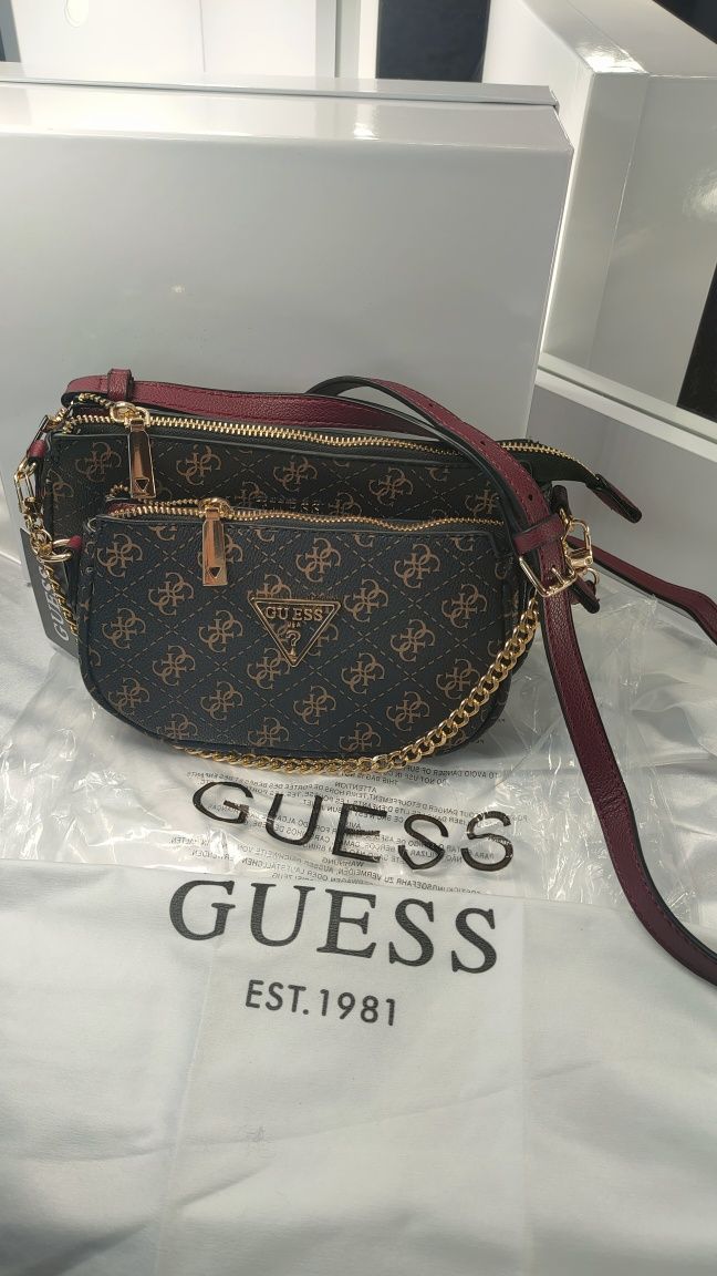 Сумка Guess Noelle Dbl pouch Crossbody/ гес подвійна