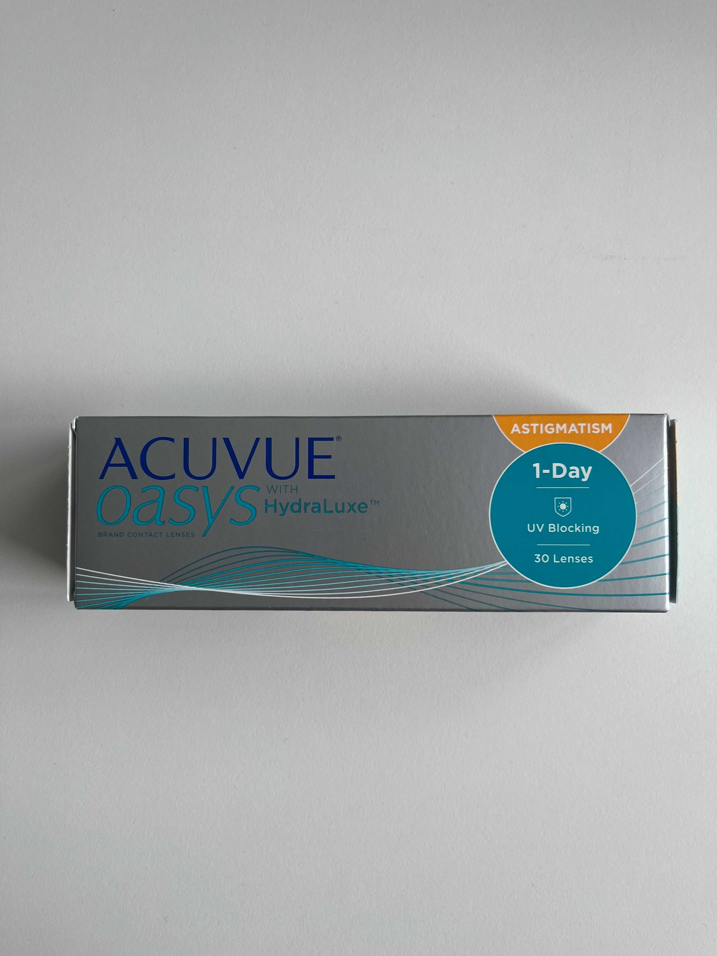 NOWE Acuvue Oasys Astigmatism | 1-dniowe -0,75 | 30 sztuk