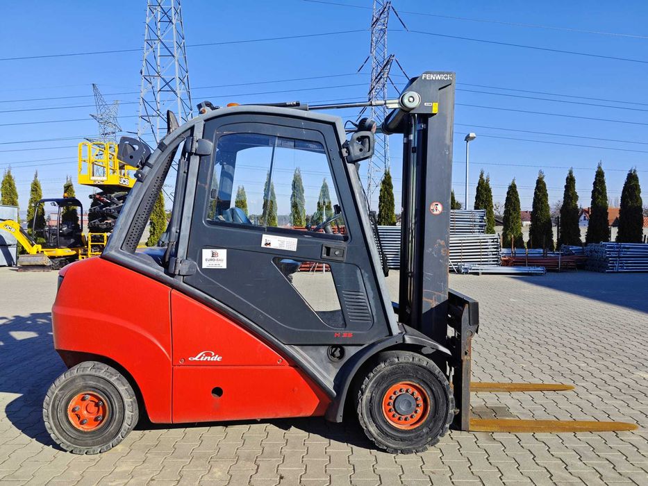Wózek widłowy Linde H35D 1.9TDI VW/6900h/R.2006 TRIPLEX 5,5m Widlak