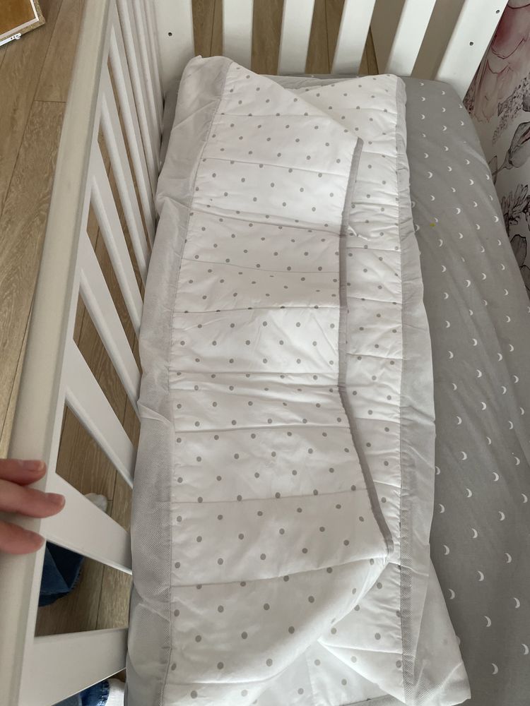 Łóżeczko łóżko materac+ ochranicze Ikea