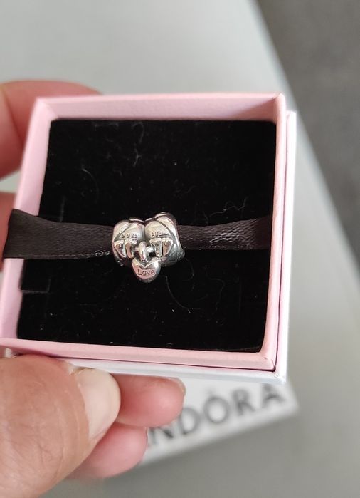 Charms Pandora zakochane gołąbki