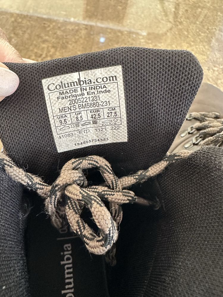 Трекинговые мужские ботинки Columbia, 42,5-43размер