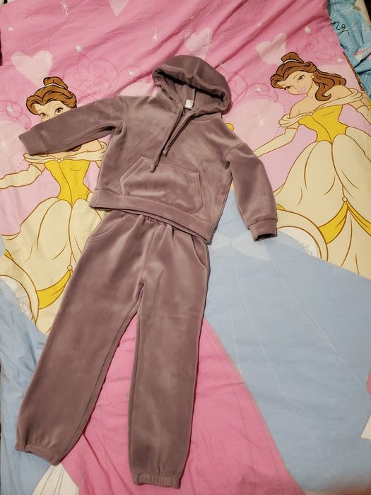 Супер теплий костюм королівський велюр 122-128