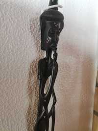 Escultura pau artesanato africano