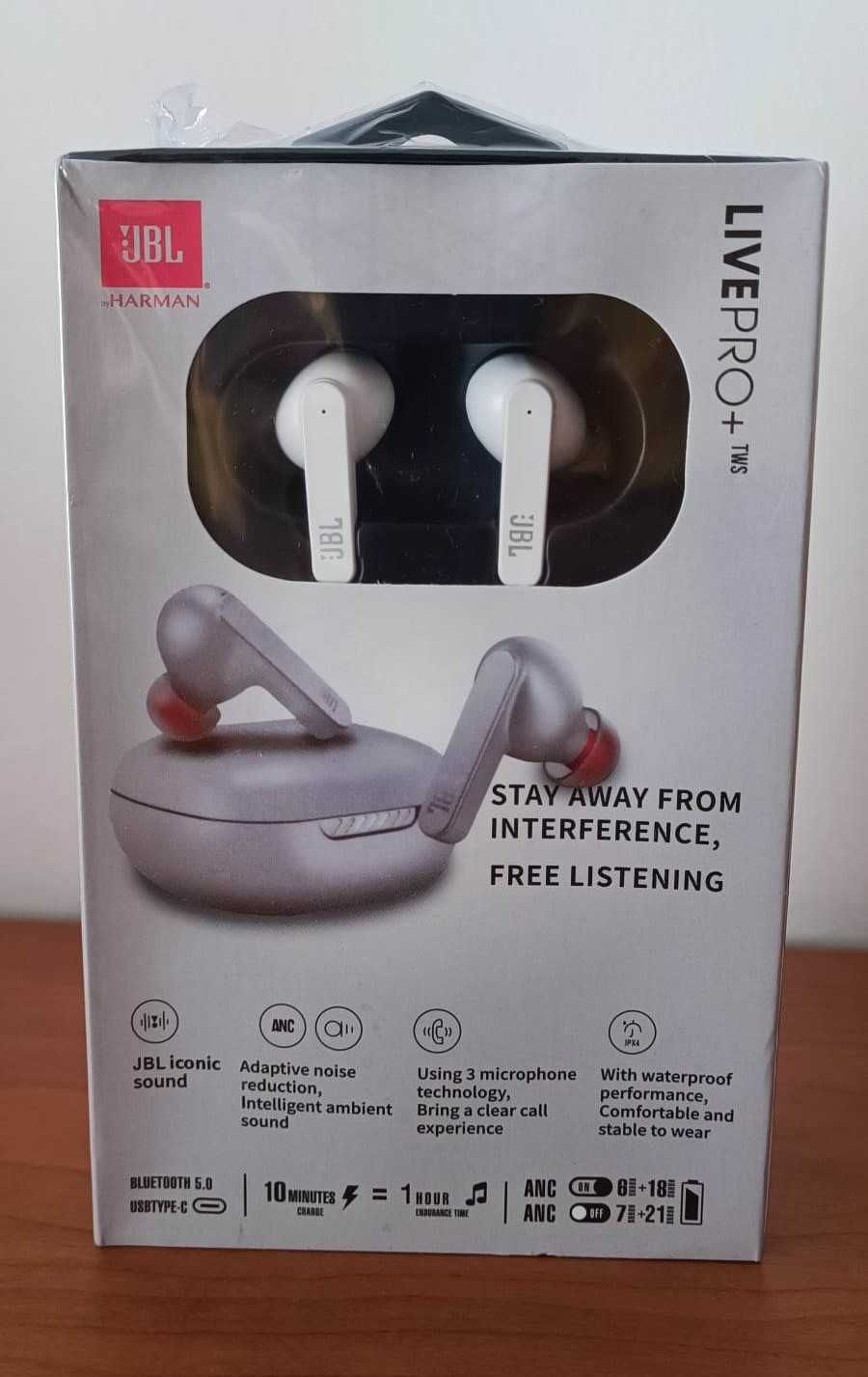 JBL LIVE PRO+ Auriculares TWS Novos embalagem selada