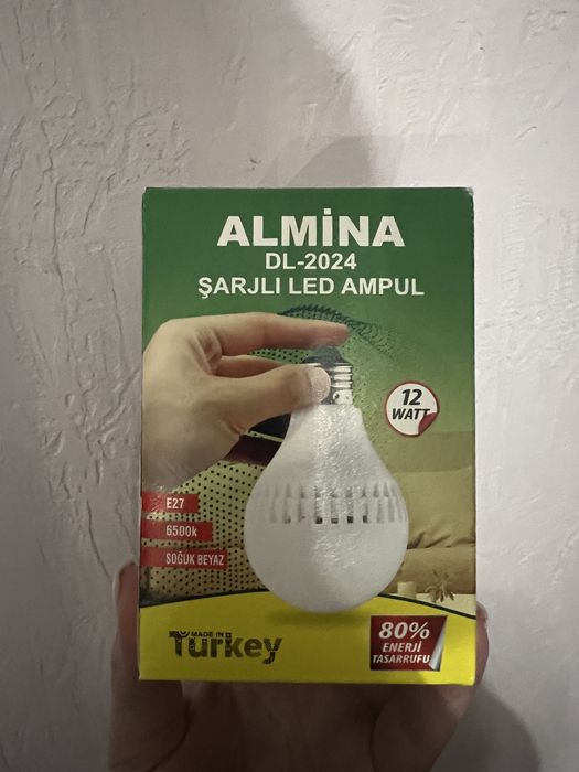 Акумуляторна лампочка Almina