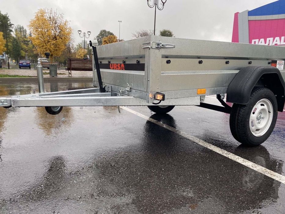 Оцинкованный усиленный, легковой, бортовой, прицеп