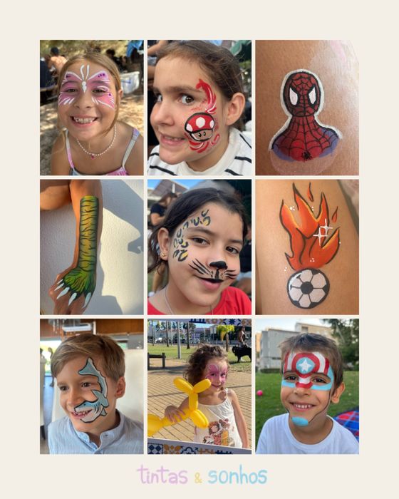 Pinturas Faciais e Modelagem de Balões - Animação de Eventos