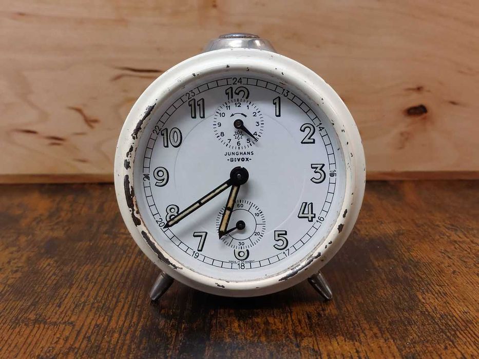 Budzik Junghans Bivox niemiecki sprawny czasy PRL