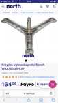 Krzyżak do pralki Bosch WAA16160PL/01 NOWY