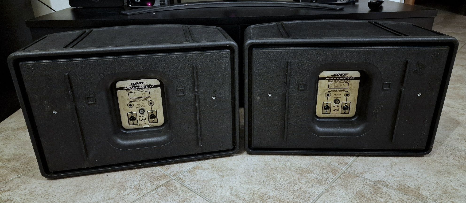 Colunas Bose 802 subgrave 302 e controlador som