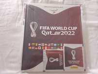 Caderneta de capa dura + 3 saquetas Mundial 2022 (ler descrição)