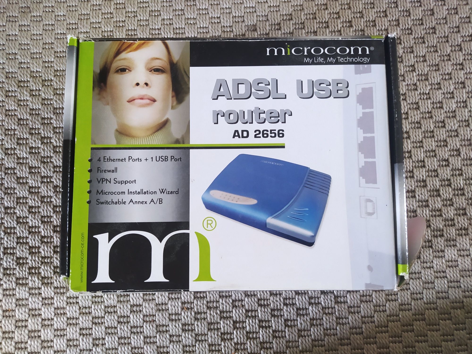 Router ADSL microcom AD2656