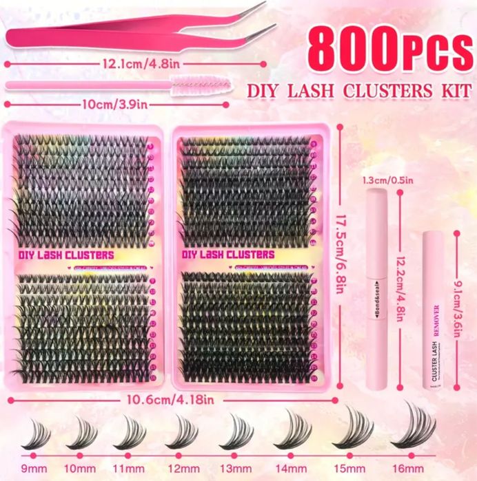 Набір вій 800 пучків