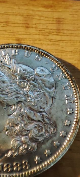 1 dolar srebro USA 1883cc , one dollar , Rarytas , Morgan Carson City