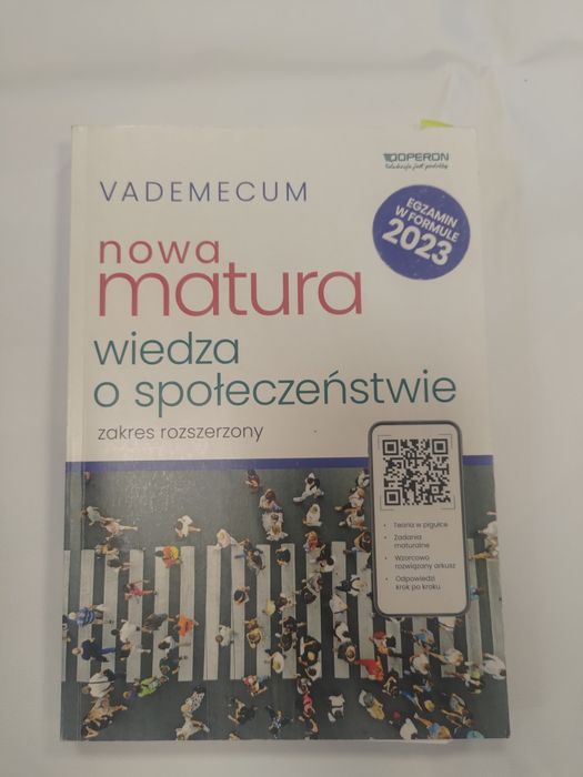 Vademecum Nowa Matura WOS wiedzą o społeczeństwie zakres rozszerzony