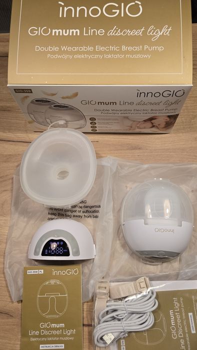 laktator muszlowy podwójny GIOmum Line Discreet Light INNOGIO GIO 359
