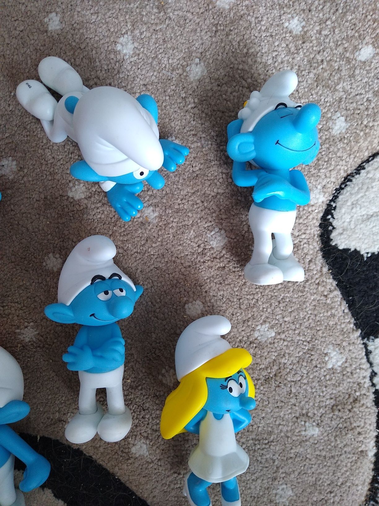 The smurfs duże figurki smerfy