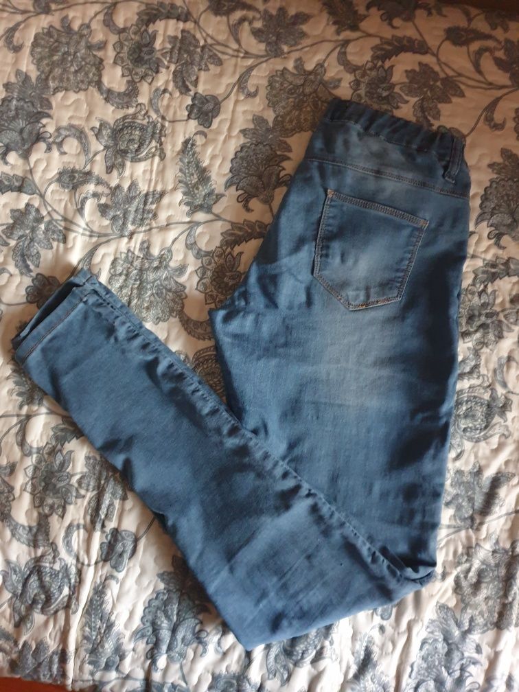Spodnie jeansowe jeans na lato leggins reserved W30 L32