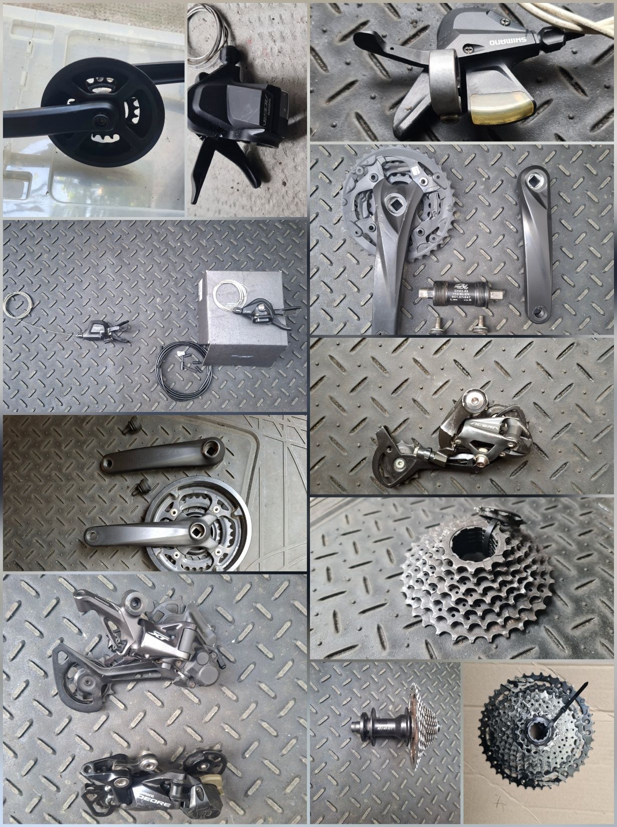 Манетки переключатели передние задние Shimano SRAM