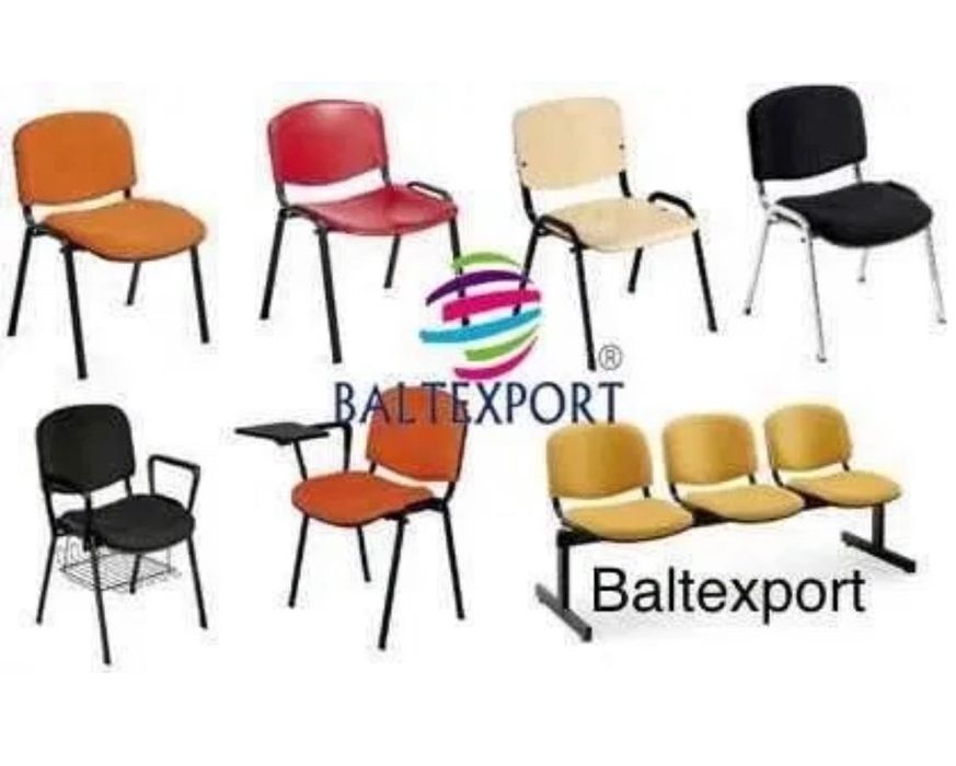 Cadeira Visitante Fixa 4 Pes Multiusos Reunião Igreja Rev. Tecido Pele