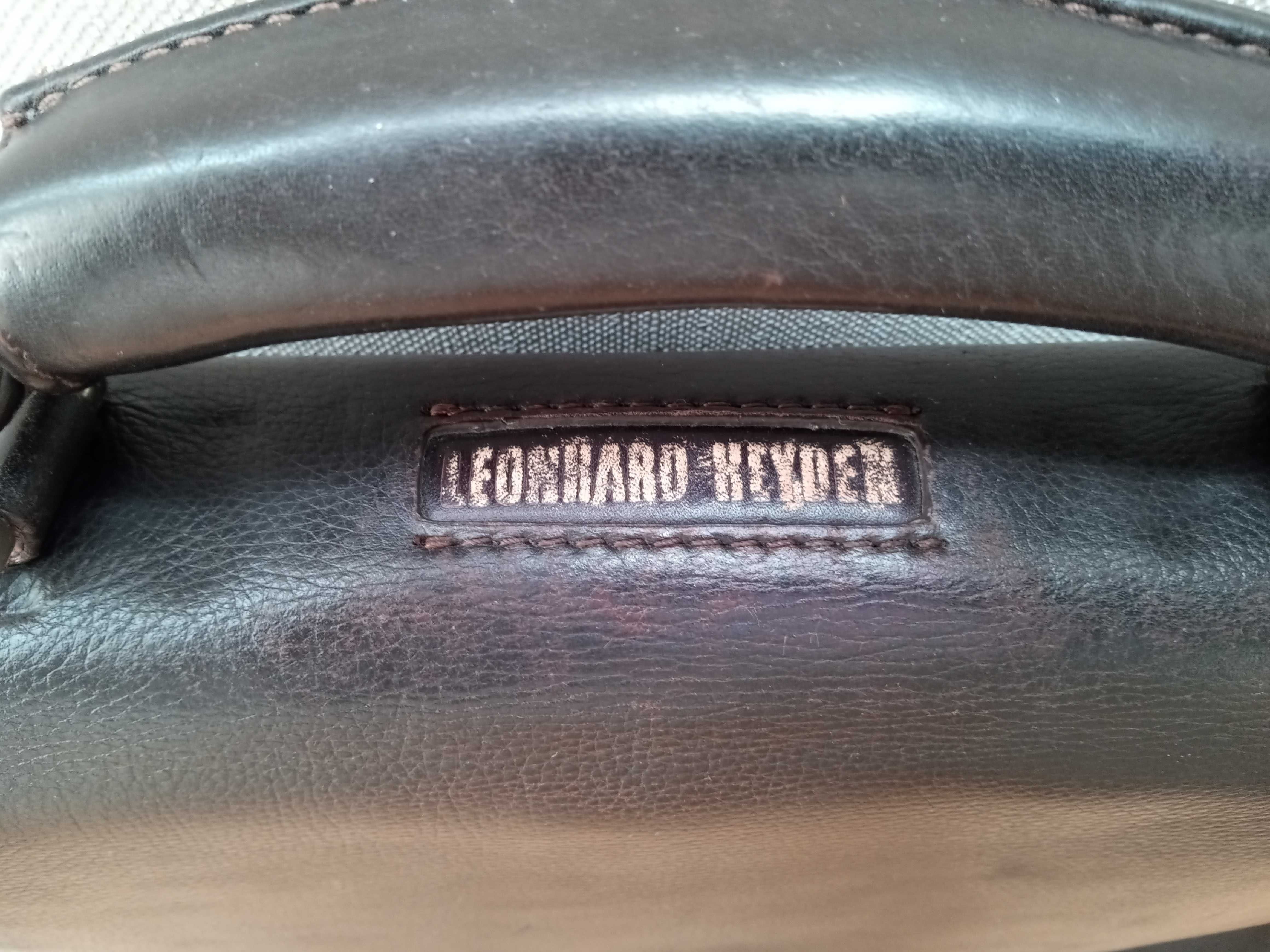 Skórzana torba biznesowa Leonhard Heyden