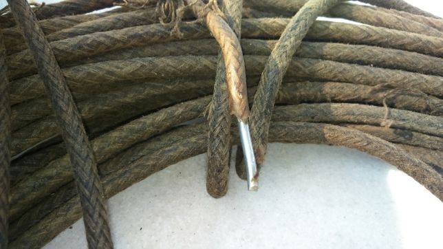 Loft-Новый провод 1960 годов ,ткань,сделано в СССР.